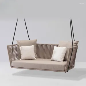 Obozowe meble rattan wiszące krzesło huśtawka wewnętrzna sofa na zewnątrz dla dorosłych sof