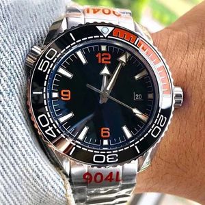 U1 TOP AAA Ceramaiic Bezel 600M Master Men Men Mens Chronograph Planet zawód zegarek Luminous Relogio Luksusowy Ocean Automatyczne ruch mechaniczny