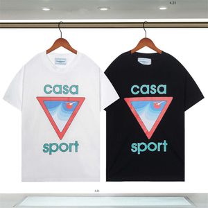 Fashion T Shirt Men Women Designers T-Shirts Tees Apparel Tops Man S Casual Chest Letter Shirt Luxury Clothing Street Shorts Sleeve Clothes Casablanc Tshirts 947