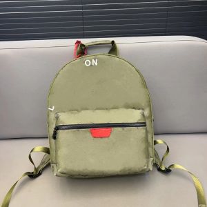 Mochila Bolsas de Luxuros Menções Mente Mochila Discovery Backpack Exército Carta Verde Letra de Grande Capacidade Bolsa de Viagem Masculina Bolsas Casuais ao ar livre Bran