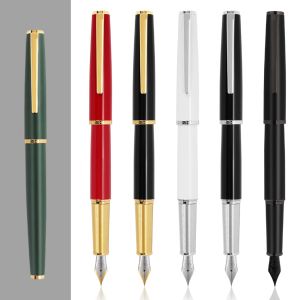 Pens Jinhao 95 Metal Fonte Pen EF/F/M Nib Retro Material Material Elegante Escrita Caneta Escola de Canetas Escola Pen para Estudante