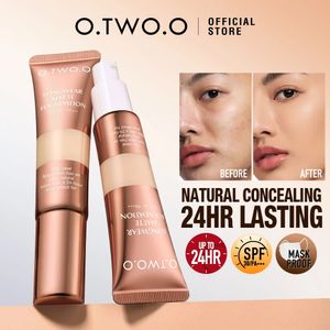 Foundation Cream for Face SPF 30 PA Waterproof Brightening Matte High Coverage Makeup Base Liquid Foundation Cosmetics 240410