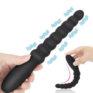 20 cm Stick Vibratörler Kadınlar meme ucu klitorisi stimülatör vajinal fiş anal boncuklar yapay penis dişi mastürbatçı seksi oyuncaklar Erotik mallar
