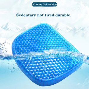 Kudde Elastic Gel Summer Cooling Pad Seat For Office Chair Health Care Pain Release Car Cushion Support grossist
