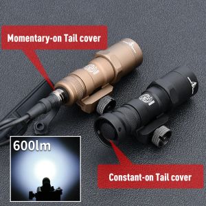 スコープSurefir M300B M300 Tacitcal Flashlight Airsoft Airsoft Weapon Gun Lamp Pistol Scout Light Fit 20mm Picatinny Rail Hunting Lanterna Torch