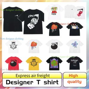 Mens womens SY T Shirt Designer Black 8 Shirts For Men Graphic short Sleeve Tee Designer summer stussness street sports Clothes t-shirts 64168