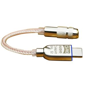 アンプタイプCから3.5mm HIFIデジタルヘッドフォンアンプCS46L41チップデコードDACオーディオアダプターケーブルAndroid Win10