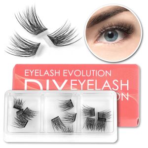 Cluster Lashes DIY Eyelash Extension 3D Effect Individual Segmented Eyelashes Volume Natural Reusable 240420