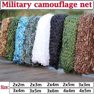 Military Camouflage Network Training Network Sonnenschutz Zelt Jagd Schutz im Freien Camping Car Cover Gartenbar Dekor 240418