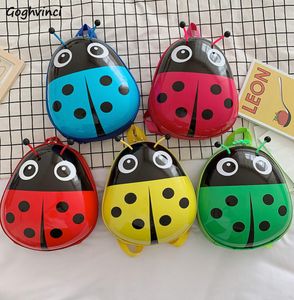 Plecaki Dzieci Ladybug Kolorowa moda Dzieci Przedszkole Bag szkolna Kawaii Cute Women Back Pack Boys Cartoon Ulzzang5536898