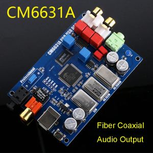 Akcesoria CM6631A 6631 CM6631 Interfejs cyfrowy DAC USB do I2S/SPDIF koncentracyjny decoder 32/24bit 192K karta dźwiękowa DAC H098