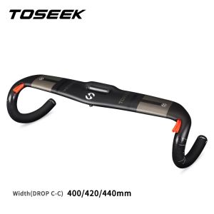 Światła Toseek Rower Road Full Carbon Kierownik Ultralight UD Mat Mat Road Bend Homebar 31.8x400/420/440 mm części rowerowe