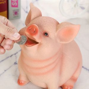 Piggy Bank Child Piggy Bank itens domésticos Toys Toys Money Boxes Cartoon Pig.