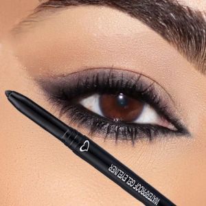 Eyeliner 1pcs czarny brązowy seksowna długotrwałe eyeliner ołówek wodoodporny pigment różowy długopis eyeliner Kobiet kolorowy makijaż oka kosmetyki