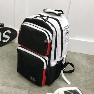 Backpack Large Men Women School Bag dla nastolatków Girl High College Student Korean Style Back Pack