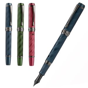 Hongdian N10 Fountain Pens Hollow Piston Metal написание черниль