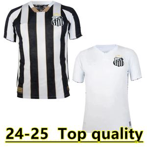 24 25 SANTOS FC MENS SOCCER JERSEYS 2024 2025 F Jonatan Sandry Carlos Sanchez Leonardo Goulart Angelo Pirani Kaiky Home Away October Special Edition Football Shirt 88