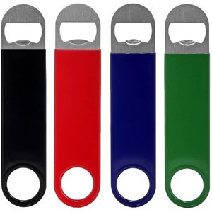 Bartender Bottle Opener Beer Bottle Openers Speed Openers Rubber Coated Stainless Steel