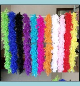 Altre forniture per feste di eventi Festive Home Garden Delivery Delivery 2021 Turchia Grande Chandelle Marabou Feather BOA CERIMONY BOAS8362232