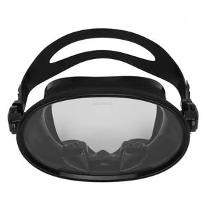 Dykmask Swim Snorkling Goggles Professional Gear med näsklipp för dykning non dimma tempererade Glas Men Universal 240410