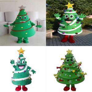 Hot 2018 Sale Christmas Tree Cartoon Mascot klä upp vuxen storlek Carnival Mascot Costume Party