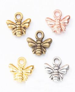 Whole Fashion Alloy Insect Charms Multi Color Animal Bee Charms 1011mm 200pcs AAC10408520307