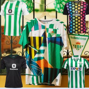 Betis isco Soccer Jerseys 23 24 Joaquin Fekir B.Iglesias Canales Willian J Shirt William Camarasa Juanmi Victor Ruiz Men Kids Kids Unform Uniform