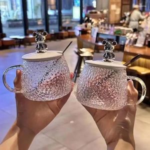 Кружки ins стеклянные керамические пивные кофейные чашки Spoon Подарочный набор для молока чайная чашка домашнее сок
