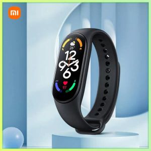 Armband xiaomi mi band 7 smart armband original amoled skärm miband 7 blod syre fitness tracker bluetooth vattentät smart band