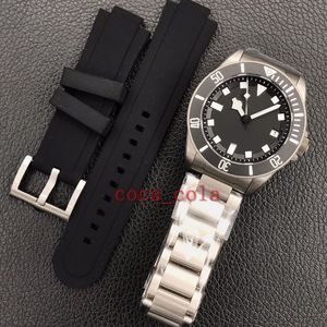 xF Maker Super Quality Watches 42mm 25600TB Black Dial Titanium Ceramic Beze Sapphire Glass CAL MT5612 Movement Mechanical Automat264t