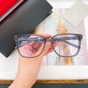 óculos de sol designers Os novos óculos de caixa da série cápsula são populares na internet e a mesma lente simples, sem maquiagem, pode ser combinada com miopia m110/f