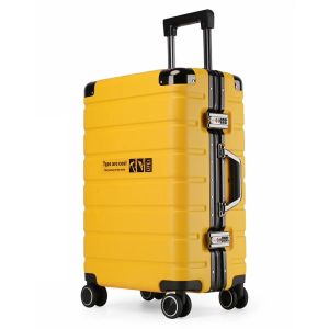 Bagaż 20''22''26 '' Cal Lekka waga aluminiowa Aluminiowa Rama Suitase Travel Hasło Trolley Case Anti Scratch