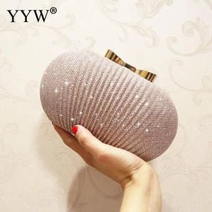 Wallets Woman Evening Bag Diamond Rhinestone Evening Clutch Crystal Day Clutch Wallet Wedding Shiny Handbags Purse Bridal Party Bag