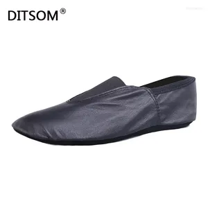 Sapatos de dança Slip Slip Slip Slip On Beach For Men Women Black Stretch Gym Shoe Fitness Yoga Jazz Walking Lover