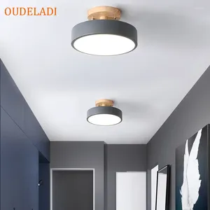 천장 조명 현대 LED 북유럽 목재 조명기구 실내 등기구 부엌 거실 침실 매달려 집 장식 램프