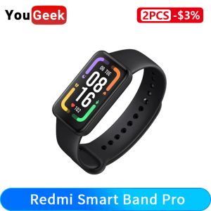 Armbands Global version Xiaomi Redmi Smart Band Pro Mi Armband 6 Färg AMOLED SCREE Blood Oxygen Fitness Sleep Tracking 5atm Waterproof