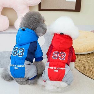 Hundekleidung Windschutz Motorrad Haustiere Jumpsuit Fleece Gefüttertes Wintermantel kleiner Welpe Chihuahua Schnauzer Yorkshire Outfit S-3xl