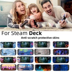 Joysticks For Steam Deck Sticker Antiscratch Full Set Aesthetic Skin Vinyl Sticker for Valve Console Premium Sticker Game Console Decor