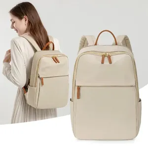 School Bags 14/16 Inch Laptop Bag Women Backpack Stylish Portable Commuter Backpacks Oxford Cloth Large Capacity Waterproof Travel