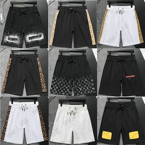 Designer de verão masculino plus size shorts letra clássica impressão bermuda calça de praia curta Fluechesr grande bordado letra de bolso calças casuais