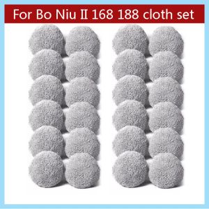 Cleaners for Hobot Bo Niu Ii 168 188 Cloth Household Spare Parts Replaceable Accessories Rag Cover Kit Smart Home Robotic Window Cleaner