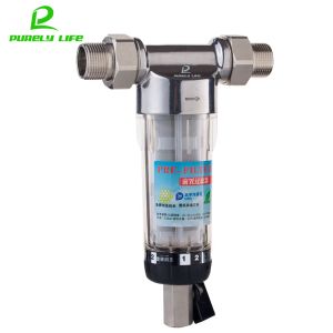 Purifiers Stainless Steel Head Prefilter Whole House Rotary Precipitation Water Filter Central Prefiltration Purification System