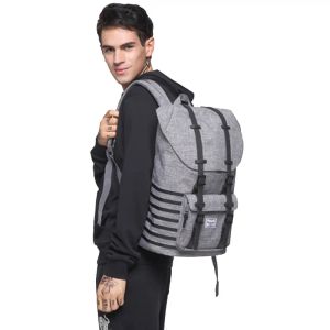 Bolsas 2023 Bodachel Backpack Little America Male Bag School Bagpack de grande capacidade Laptop Rucksack 24L Knapsack Mochila