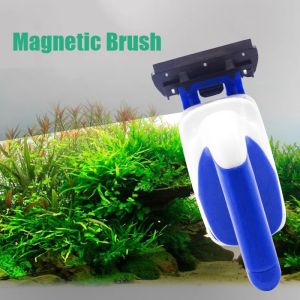 Aquariums Efficient Floating Magnetic Brush Aquarium Fish Tank Glass Algae Scraper Cleaner Magnets Brush Cleaner Aquarium Window Cleaning