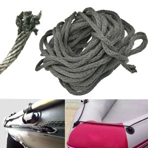 Accessories 10m 30m 50m 8MM Dia 12 Strand Dinghy Inflatable Fishing Boat Anchor Rope Safety Line Boat Dock Mooring Yacht Coil Warp