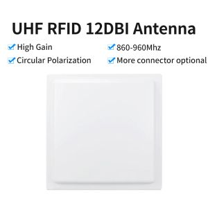 Controle UHF Ganho RFID Ganho 12DBI Antena circular Circular Antena IP65 Antena de longo alcance para aplicação de armazém inteligente