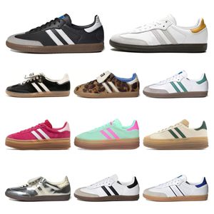 2024 Originals Handball Spezialjean Sambaba Casual Shoes For Men Women Designer Core Black Navy Gum Chalk White Blue Platform Sneakers