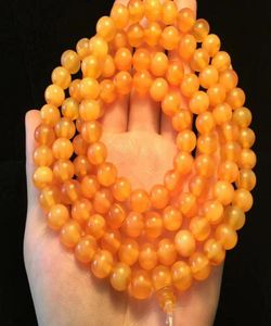 Golden Tortoise Shell Armband 108 8 mm hell und glänzender Buddha Beads30388136348460