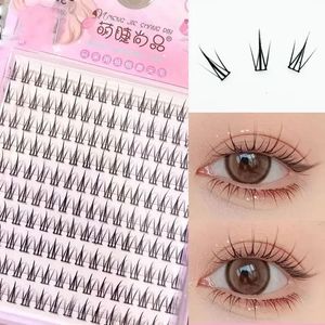 Individuella ögonfransar DIY Eyelash Cluster Natural Fake Lash Manga Lashes Bie Daily Makeup 240420