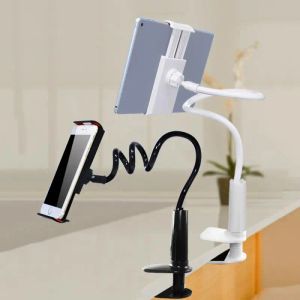Stands New Universal Lazy Mobile Phone Stand Holder Flexible Lazy Tablet Bed Desk Table Clip Bracket For IPhone 12 Samsung Xiaomi Ipad
